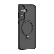 Torras Ostand Spin Series phone case for Samsung S25 (black) Torras Ostand Spin Series phone case for Samsung S25 (black)