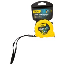 Steel Measuring Tape 5m/25mm Deli Tools EDL9025Y (yellow) Steel Measuring Tape 5m/25mm Deli Tools EDL9025Y (yellow)