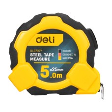 Steel Measuring Tape 5m/25mm Deli Tools EDL3797Y(yellow) Steel Measuring Tape 5m/25mm Deli Tools EDL3797Y(yellow)