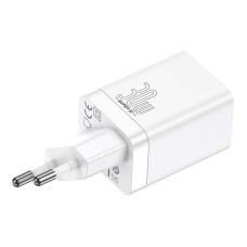 Baseus Super Si Pro Quick Charger USB + USB-C 30W (white) Baseus Super Si Pro Quick Charger USB + USB-C 30W (white)