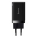 Baseus Super Si Pro Quick Charger USB + USB-C 30W (black)