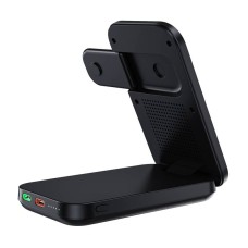 3in1 Mag Charger Holder Choetech B750 10000mAh Qi2 (Black) 3in1 Mag Charger Holder Choetech B750 10000mAh Qi2 (Black)