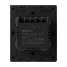 Smart WiFi wall switch SONOFF M5-1C-80 (1-channel, for frame, graphite) Smart WiFi wall switch SONOFF M5-1C-80 (1-channel, for frame, graphite)
