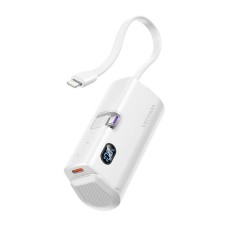 Powerbank Vention LED display 4800mAh 22.5W FHQW0 (white) Powerbank Vention LED display 4800mAh 22.5W FHQW0 (white)