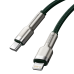 USB-C cable for Lightning Baseus Cafule, PD, 20W, 1m (green)