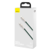 USB-C cable for Lightning Baseus Cafule, PD, 20W, 1m (green)