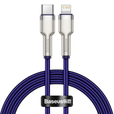 USB-C cable for Lightning Baseus Cafule, PD, 20W, 1m (purple)