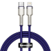 USB-C cable for Lightning Baseus Cafule, PD, 20W, 1m (purple)