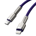 USB-C cable for Lightning Baseus Cafule, PD, 20W, 1m (purple)
