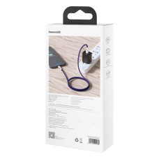 USB-C cable for Lightning Baseus Cafule, PD, 20W, 1m (purple)