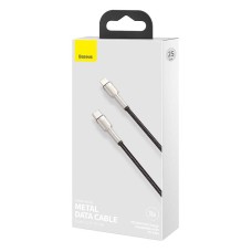 USB-C cable for Lightning Baseus Cafule, PD, 20W, 0,25m (black)