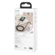 USB cable for Lightning Baseus Cafule, 2.4A, 2m (green) USB cable for Lightning Baseus Cafule, 2.4A, 2m (green)