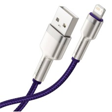 USB cable for Lightning Baseus Cafule, 2.4A, 1m (purple) USB cable for Lightning Baseus Cafule, 2.4A, 1m (purple)