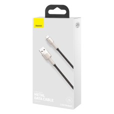 USB cable for Lightning Baseus Cafule, 2.4A, 0,25m (black) USB cable for Lightning Baseus Cafule, 2.4A, 0,25m (black)