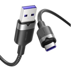 USB 2.0 A to USB-C 6A Vention CTOBH 2M cable (black)