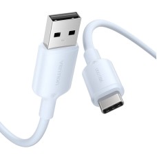 USB 2.0 A to USB-C 3A cable Vention CTQLF 1M (blue)