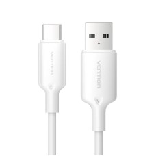 USB 2.0 A to USB-C 3A cable Vention CTQWH 2M (white) USB 2.0 A to USB-C 3A cable Vention CTQWH 2M (white)