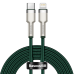 Baseus USB-C cable for Lightning 2m (green)