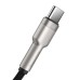 USB cable for USB-C Baseus Cafule, 66W, 2m (black)