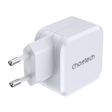 PD8007 USB-C PD45W power charger Choetech EU (white) PD8007 USB-C PD45W power charger Choetech EU (white)