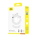 Baseus Encok CZ19 Wired In-Ear Headphones White