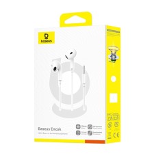 Baseus Encok HZ19 White wired in-ear headphones Baseus Encok HZ19 White wired in-ear headphones