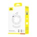 Baseus Encok HZ19 White wired in-ear headphones