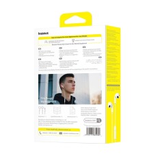 Baseus Encok HZ19 White wired in-ear headphones Baseus Encok HZ19 White wired in-ear headphones