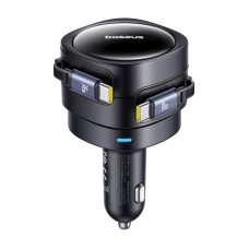 Baseus Enjoyment Max car charger with USB-C+USB-C cables 60W Black Baseus Enjoyment Max car charger with USB-C+USB-C cables 60W Black