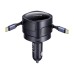 Baseus Enjoyment Max car charger with USB-C+USB-C cables 60W Black