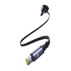 Baseus Enjoyment Max car charger with USB-C+USB-C cables and USB-A+USB-C ports 90W Black Baseus Enjoyment Max car charger with USB-C+USB-C cables and USB-A+USB-C ports 90W Black