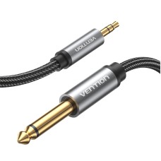 Audio cable mini jack 3.5mm male to jack 6.35mm male Vention BCYHH 2m Audio cable mini jack 3.5mm male to jack 6.35mm male Vention BCYHH 2m