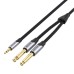 Audio cable mini jack 3.5mm to 2x jack 6.35mm male Vention BARHK 8m