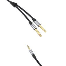 Audio cable mini jack 3.5mm to 2x jack 6.35mm male Vention BARHL 10m Audio cable mini jack 3.5mm to 2x jack 6.35mm male Vention BARHL 10m