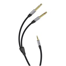 Audio cable mini jack 3.5mm to 2x jack 6.35mm male Vention BARHL 10m Audio cable mini jack 3.5mm to 2x jack 6.35mm male Vention BARHL 10m