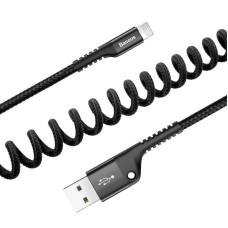 Baseus Spring-loaded cable Lightning 1m 2A (black)