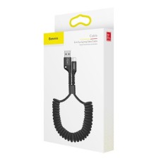 Baseus Spring-loaded cable Lightning 1m 2A (black)