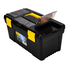 Plastic Tool Box Deli Tools EDL432417, 15'' (yellow) Plastic Tool Box Deli Tools EDL432417, 15'' (yellow)