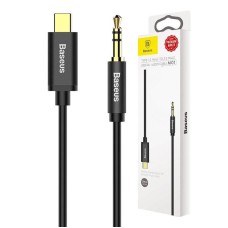 Baseus Yiven Audio cable USB-C to mini jack 3,5mm, 1.2m (Black) Baseus Yiven Audio cable USB-C to mini jack 3,5mm, 1.2m (Black)