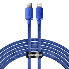 Baseus Crystal Shine cable USB-C to Lightning, 20W, PD, 2m (blue) Baseus Crystal Shine cable USB-C to Lightning, 20W, PD, 2m (blue)