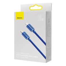 Baseus Crystal Shine cable USB-C to Lightning, 20W, PD, 2m (blue) Baseus Crystal Shine cable USB-C to Lightning, 20W, PD, 2m (blue)