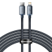 Baseus Crystal Shine cable USB-C to Lightning, 20W, PD, 2m (black)