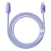 Baseus Crystal Shine cable USB-C to Lightning, 20W, PD, 1.2m (purple)