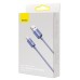 Baseus Crystal Shine cable USB to Lightning, 2.4A, 2m (purple)