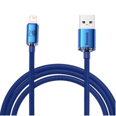 Baseus Crystal Shine cable USB to Lightning, 2.4A, 2m (blue) Baseus Crystal Shine cable USB to Lightning, 2.4A, 2m (blue)