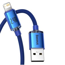 Baseus Crystal Shine cable USB to Lightning, 2.4A, 2m (blue) Baseus Crystal Shine cable USB to Lightning, 2.4A, 2m (blue)