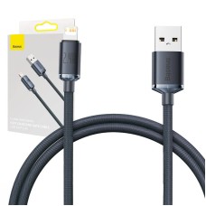Baseus Crystal Shine cable USB to Lightning, 2.4A, 1.2m (black) Baseus Crystal Shine cable USB to Lightning, 2.4A, 1.2m (black)
