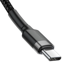 Baseus Cafule Cable USB-C PD 2.0 QC 3.0 60W 1m (Black+Gray) Baseus Cafule Cable USB-C PD 2.0 QC 3.0 60W 1m (Black+Gray)
