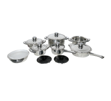 Bachmayer BM-1601: 16 Pieces Stainless Steel Cookware Set
