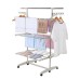 Herzberg 3-Tier Clothes Laundry Drying Rack White